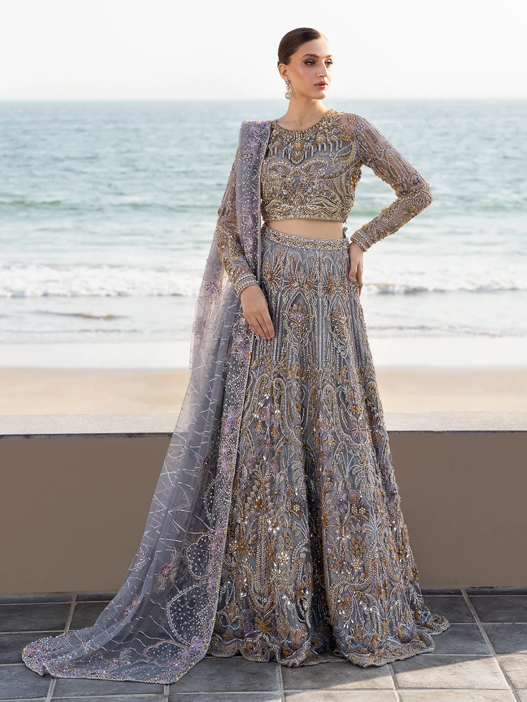 Lehenga Choli Dupatta Pakistani Wedding Outfit Bay Area