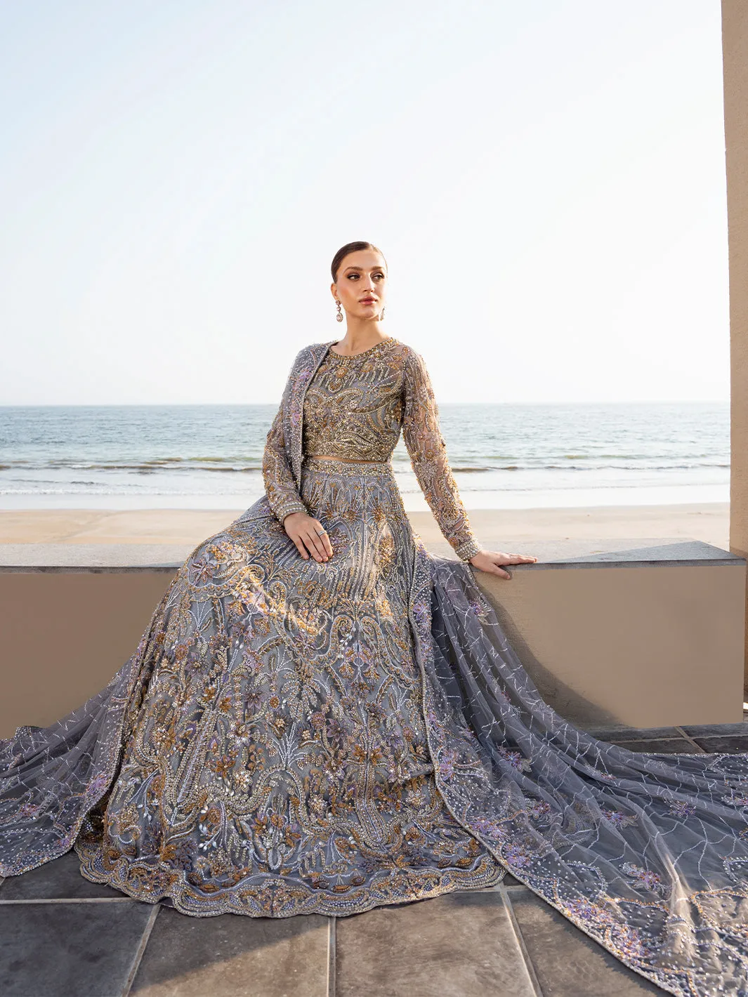 Lehenga Choli Dupatta Pakistani Wedding Outfit Bay Area