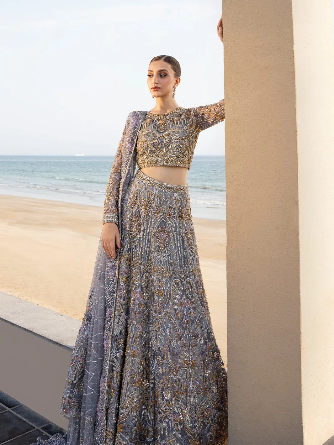 Lehenga Choli Dupatta Pakistani Wedding Outfit Bay Area