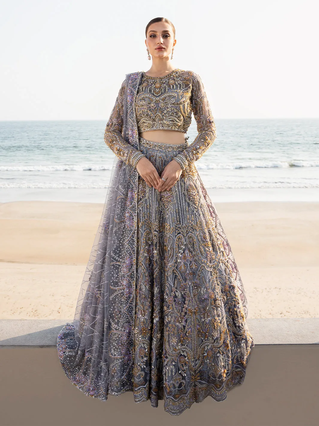 Lehenga Choli Dupatta Pakistani Wedding Outfit Bay Area