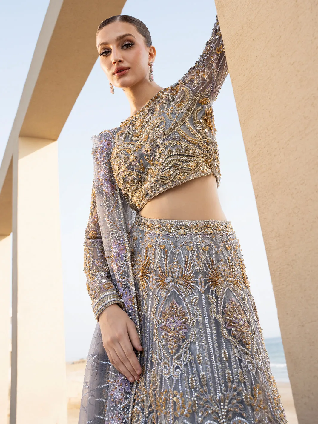 Lehenga Choli Dupatta Pakistani Wedding Outfit Bay Area