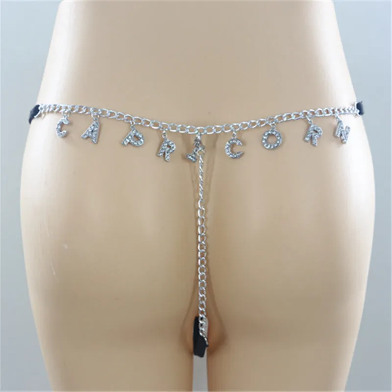 Letter Zodiac Belly Chain