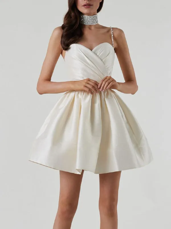 Liora | Sweetheart Neckline Mini Dress