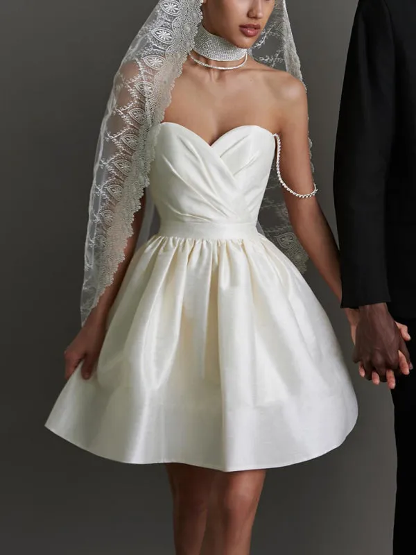 Liora | Sweetheart Neckline Mini Dress