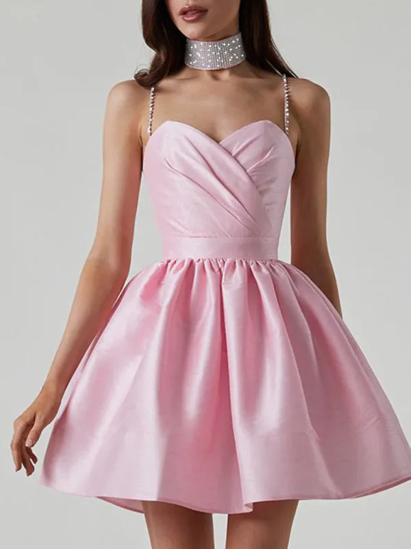 Liora | Sweetheart Neckline Mini Dress