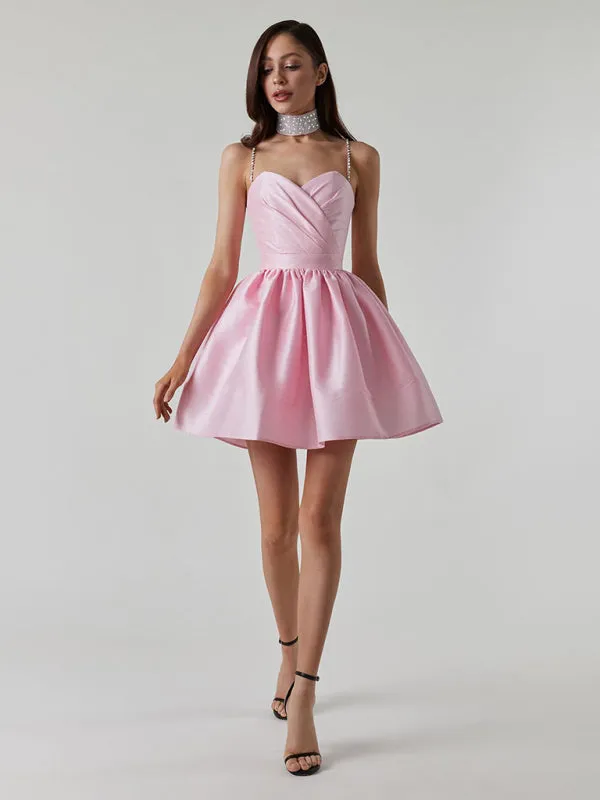 Liora | Sweetheart Neckline Mini Dress