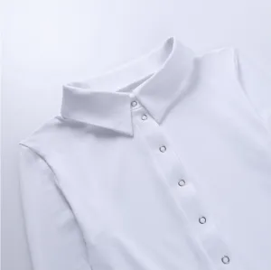 Long Sleeved Collar Bodysuit
