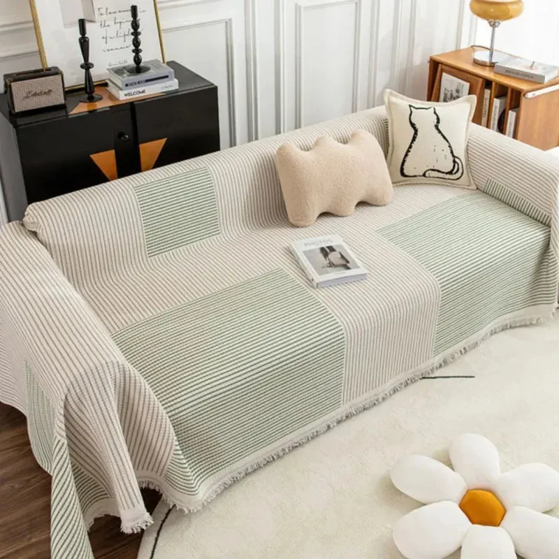 LuxeCouch | Stylish Sofa Cover with Trendy Tassel Trim
