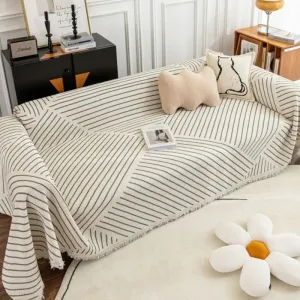 LuxeCouch | Stylish Sofa Cover with Trendy Tassel Trim