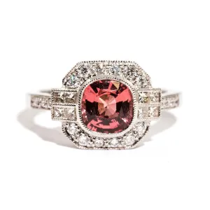 Magnolia Spinel & Diamond Ring