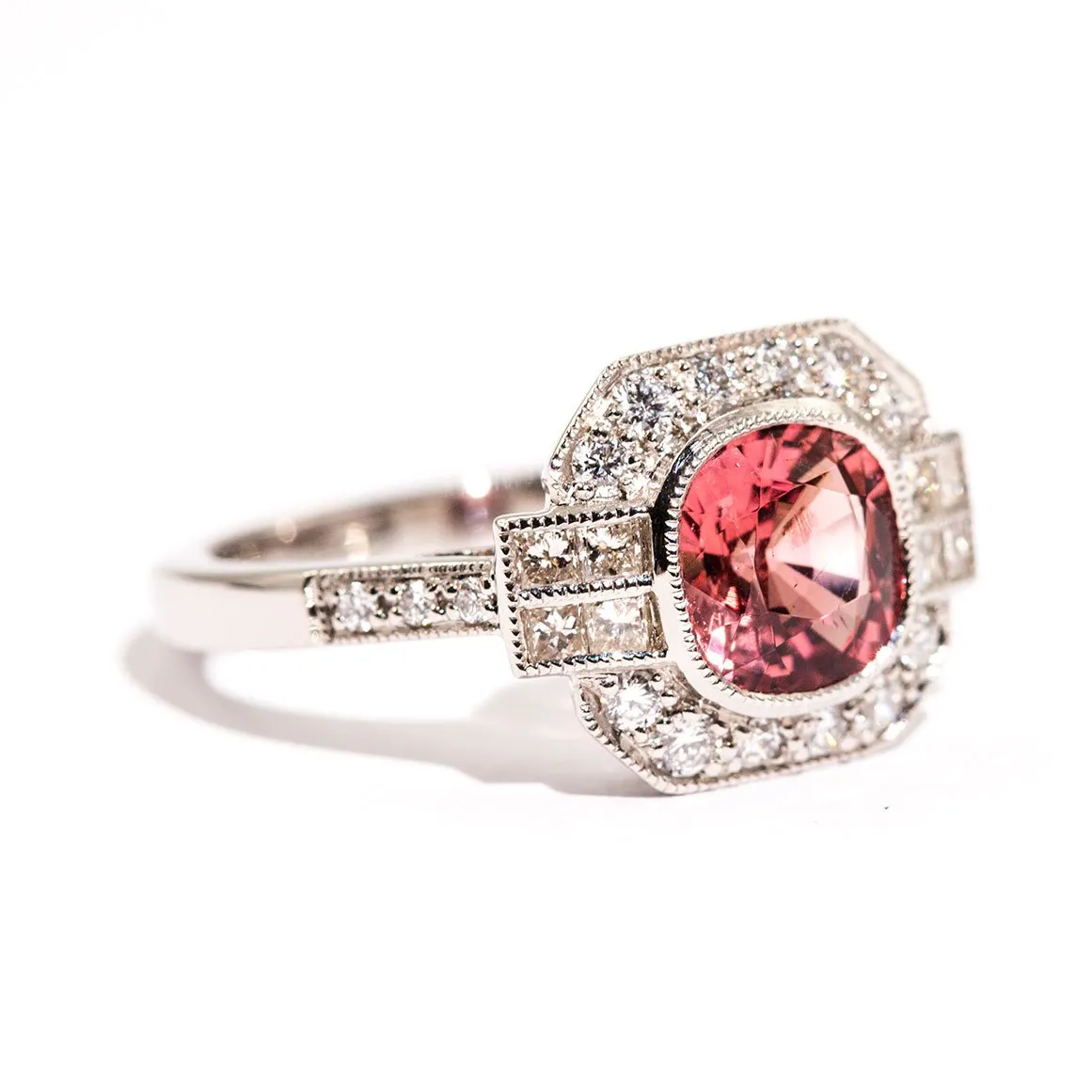 Magnolia Spinel & Diamond Ring