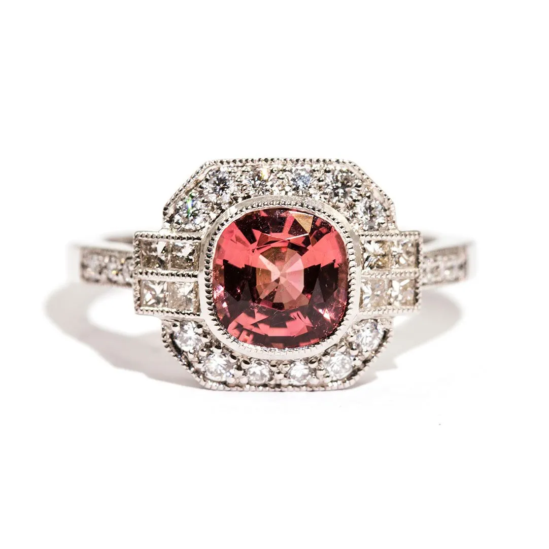Magnolia Spinel & Diamond Ring