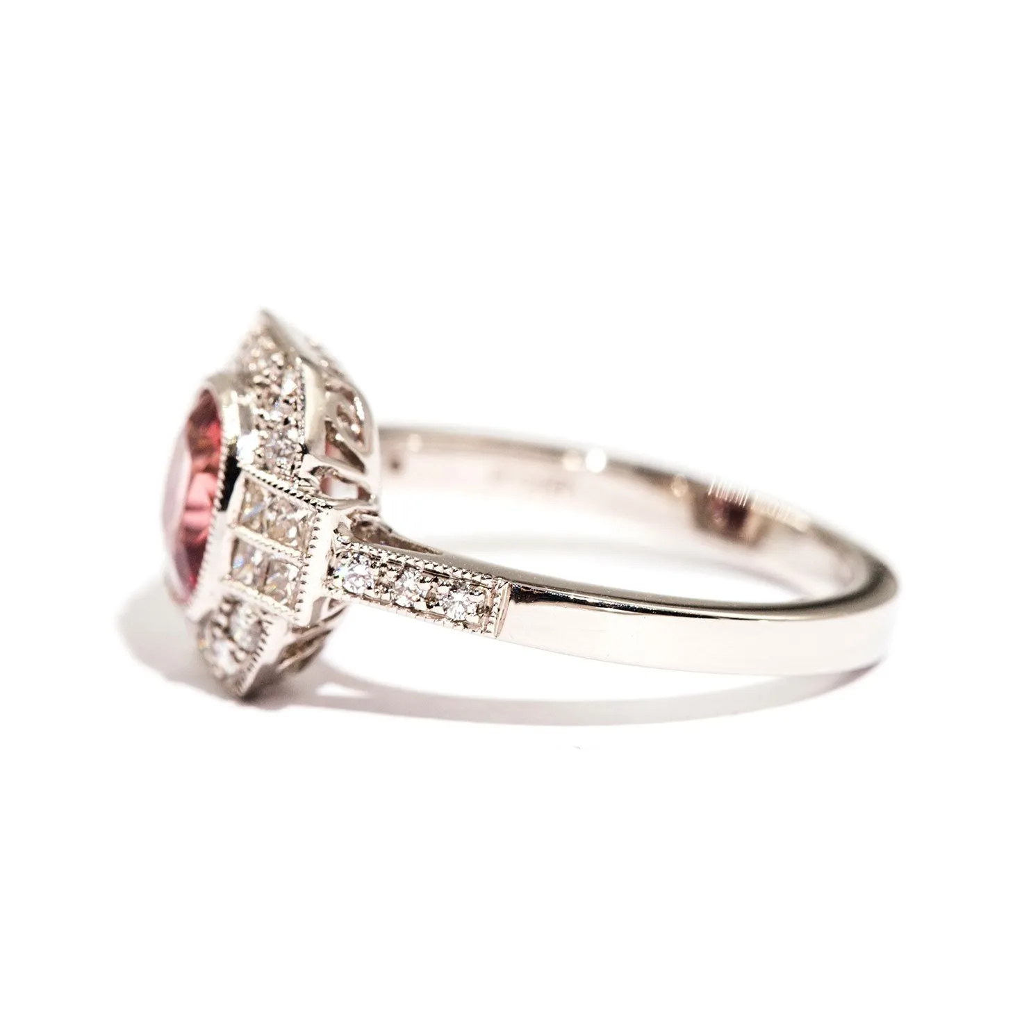 Magnolia Spinel & Diamond Ring