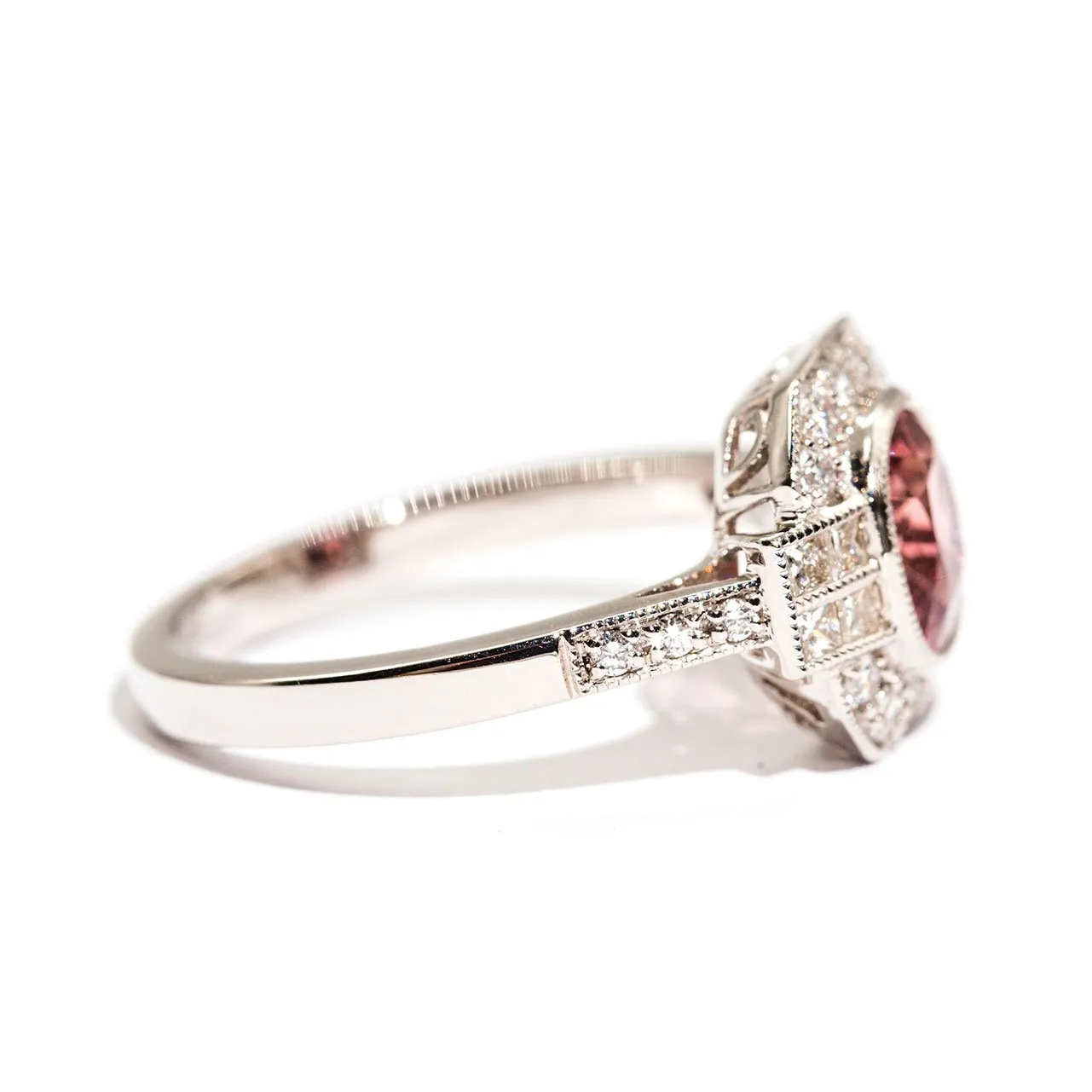 Magnolia Spinel & Diamond Ring