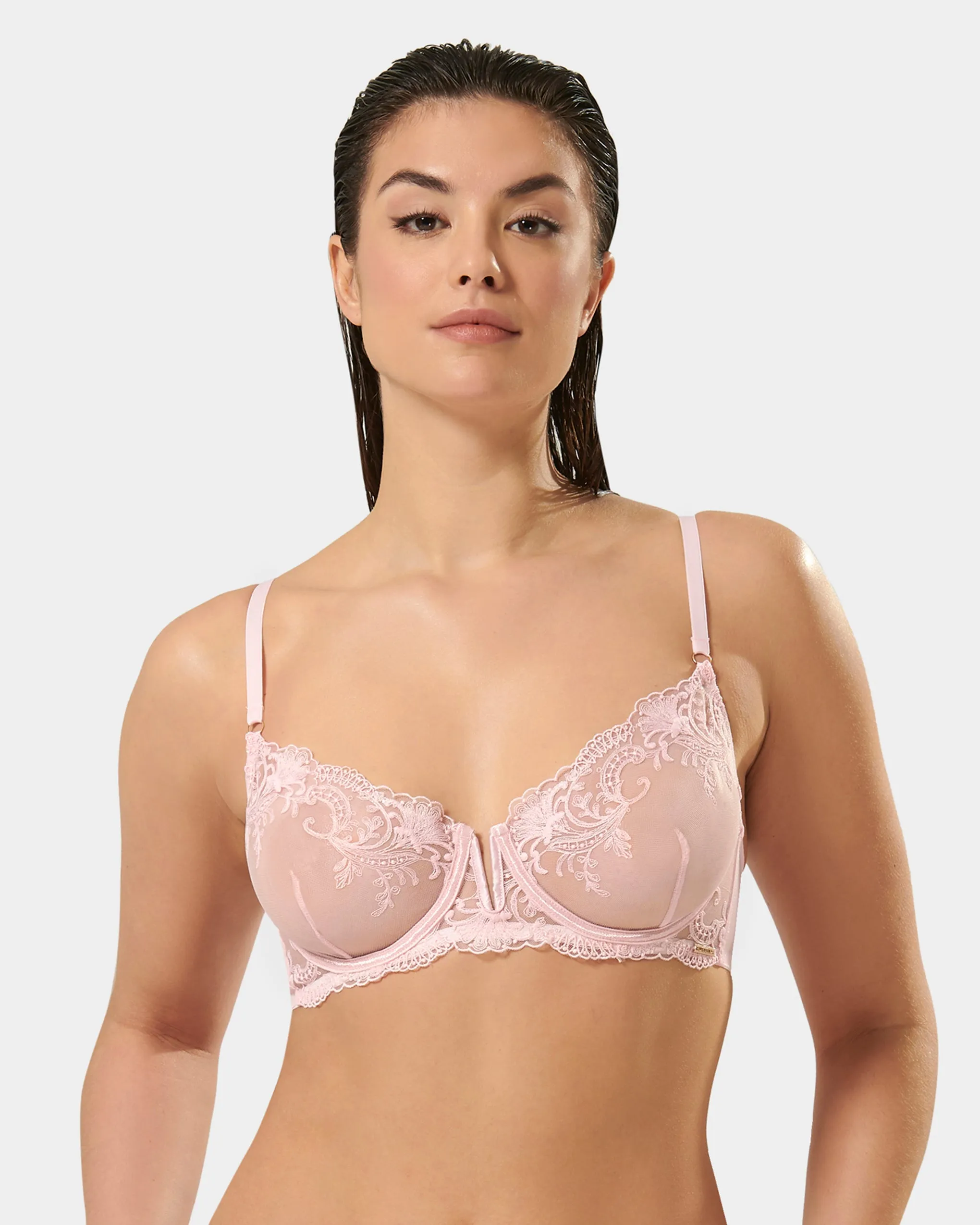 Marseille Wired Bra Pearl Pink