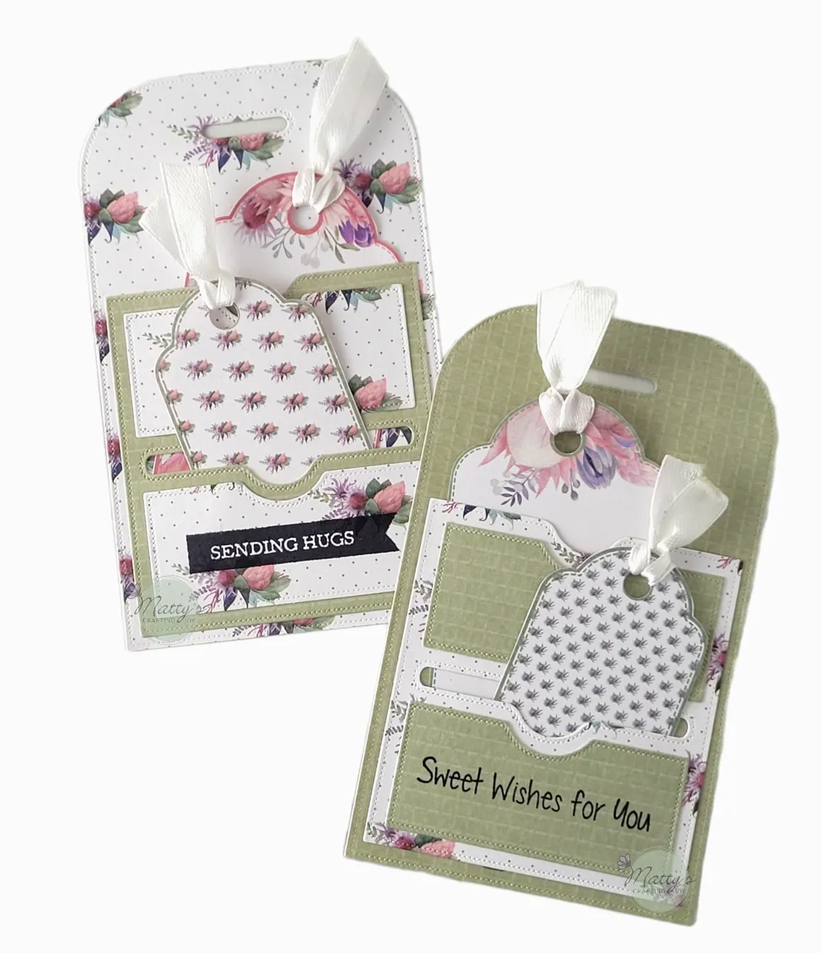 Matty's Crafting Joy Stitched Pocket Tag Die Cut {F302}