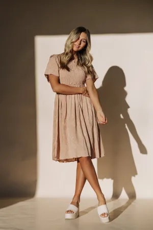 Maylee Dress in Apricot