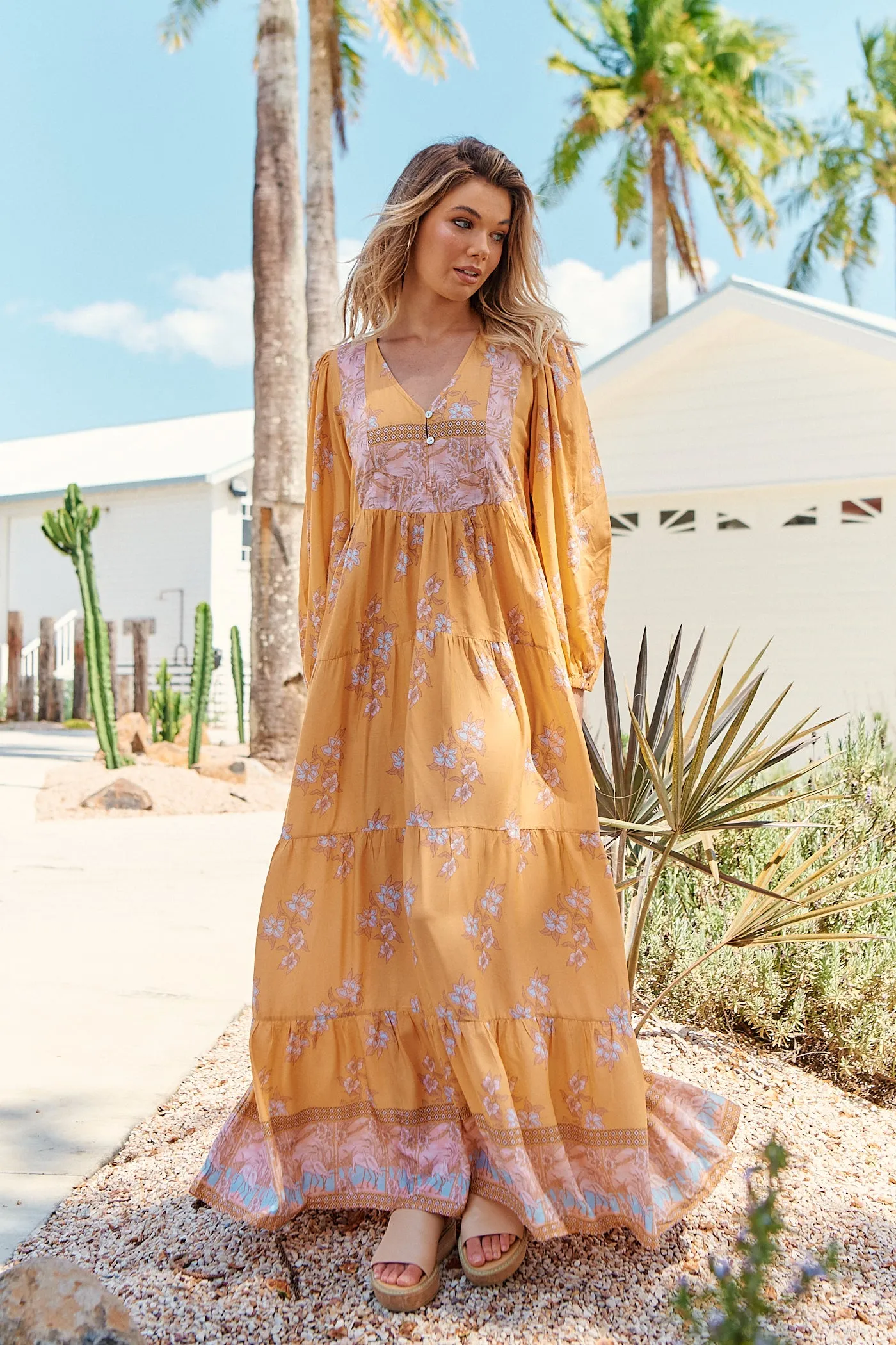 Meadow Maxi Dress- Mango Paper Crane