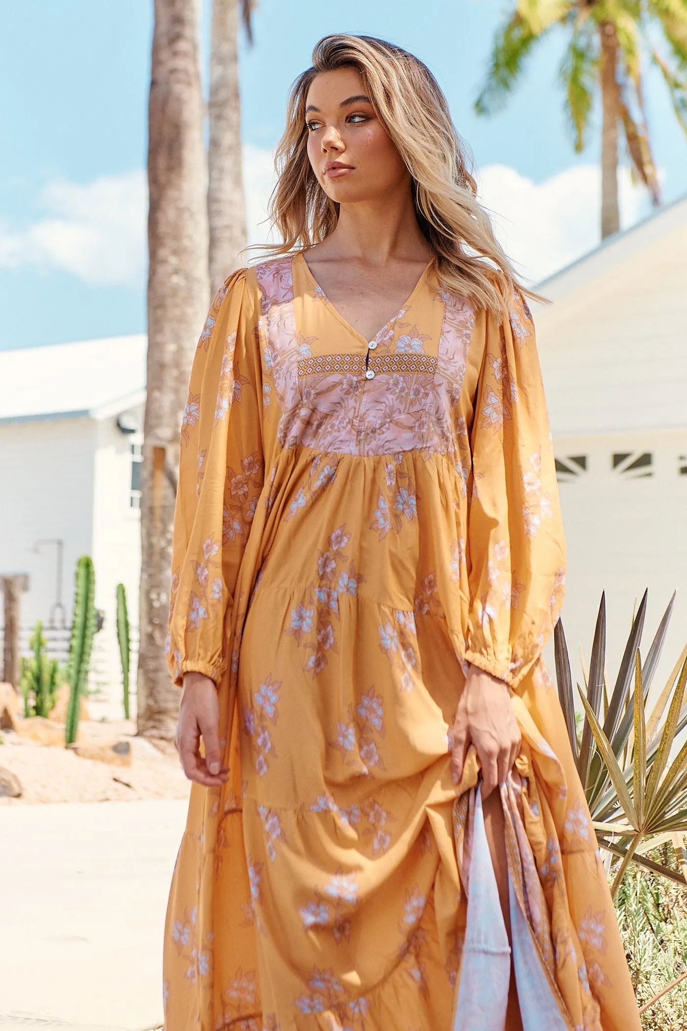 Meadow Maxi Dress- Mango Paper Crane