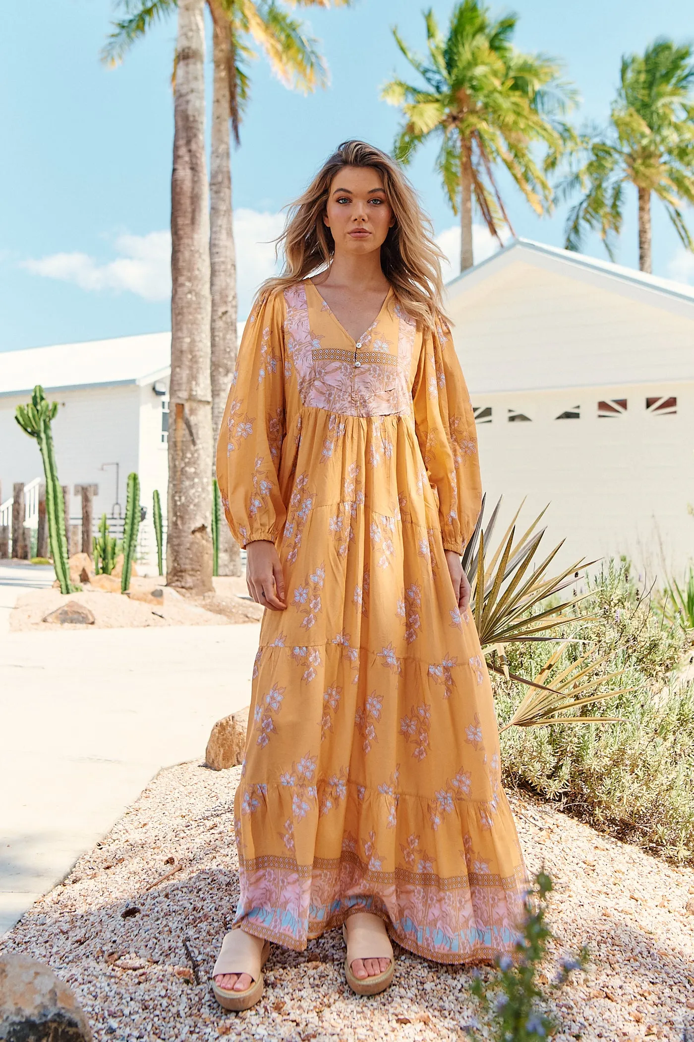 Meadow Maxi Dress- Mango Paper Crane