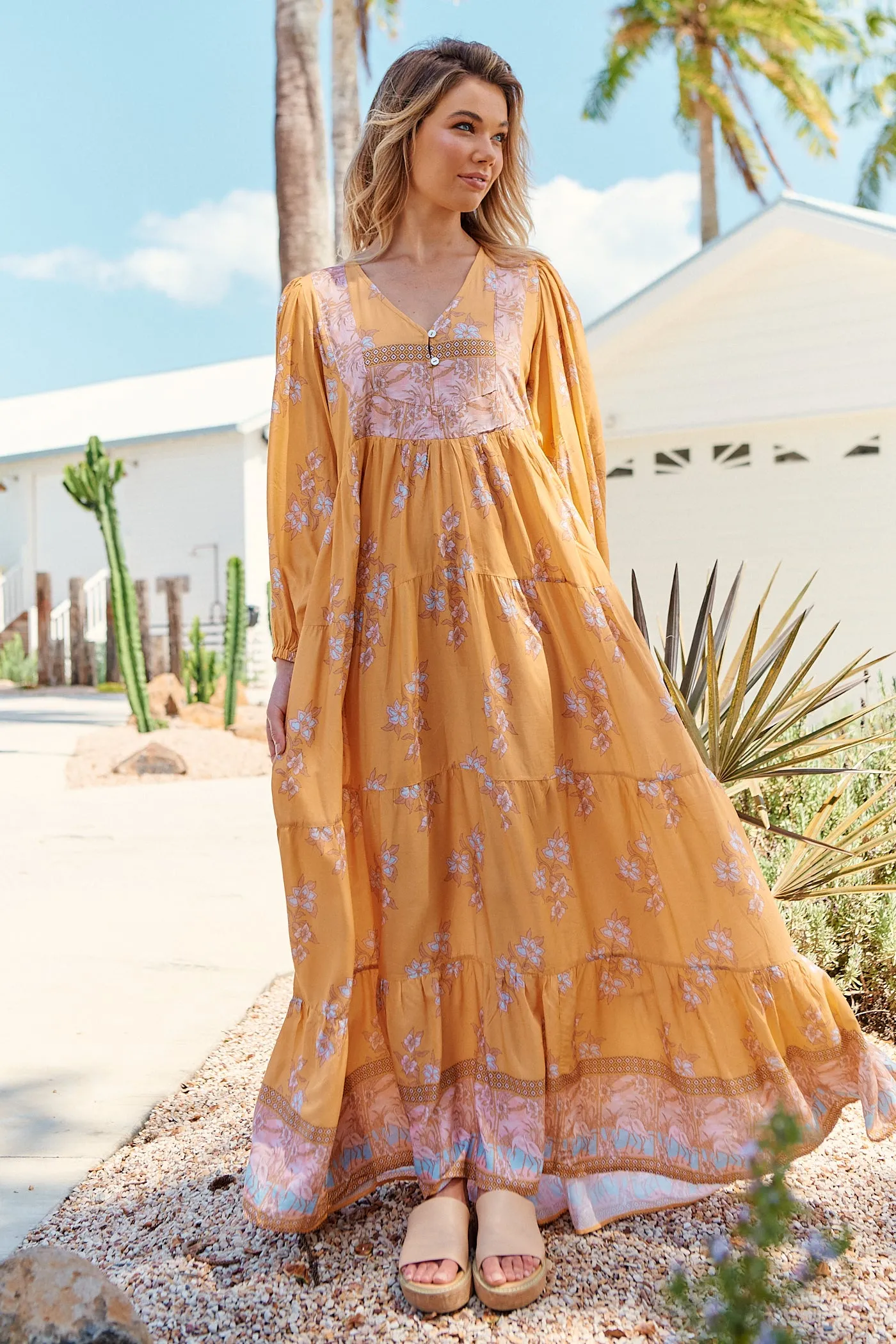 Meadow Maxi Dress- Mango Paper Crane