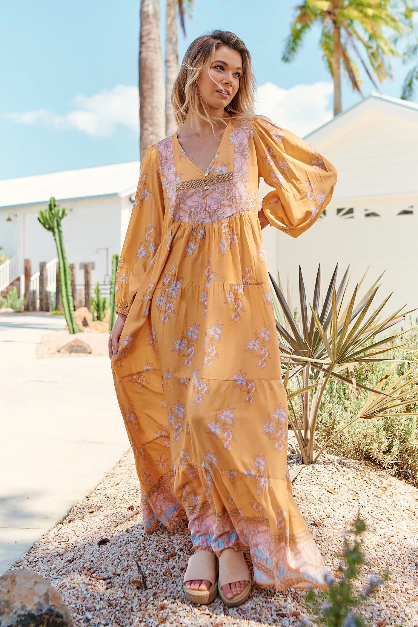 Meadow Maxi Dress- Mango Paper Crane
