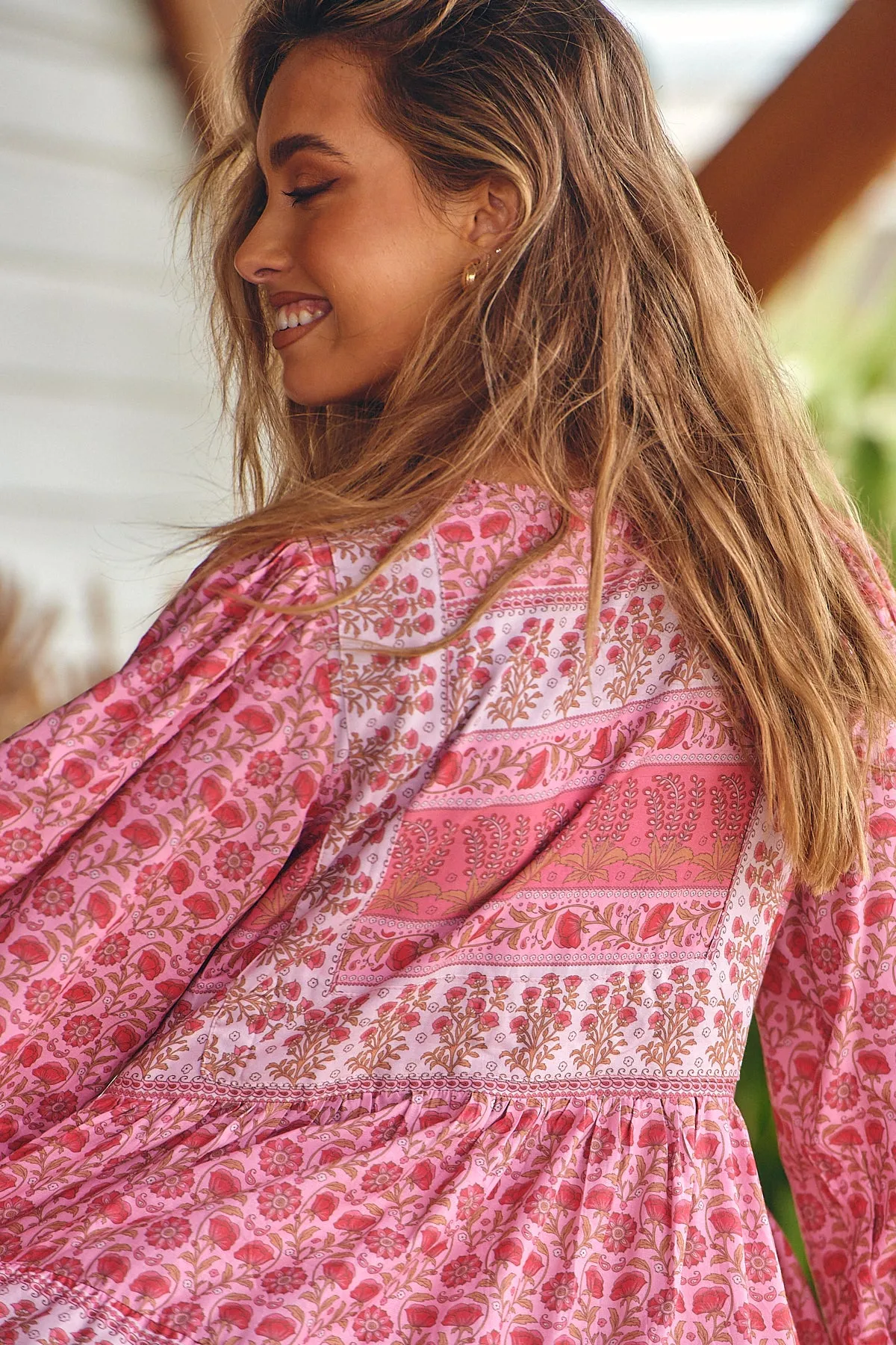Meadow Maxi Dress- Rose Blossom
