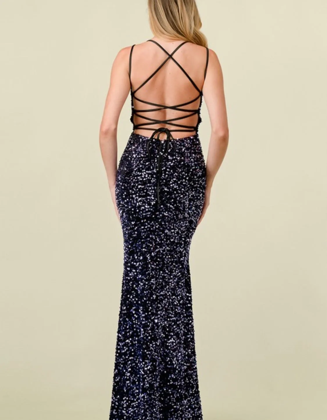 Mermaid Sequin Dress (C64)
