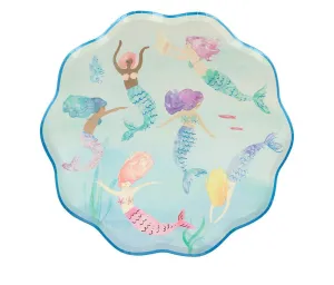 Mermaids Swimming Plates