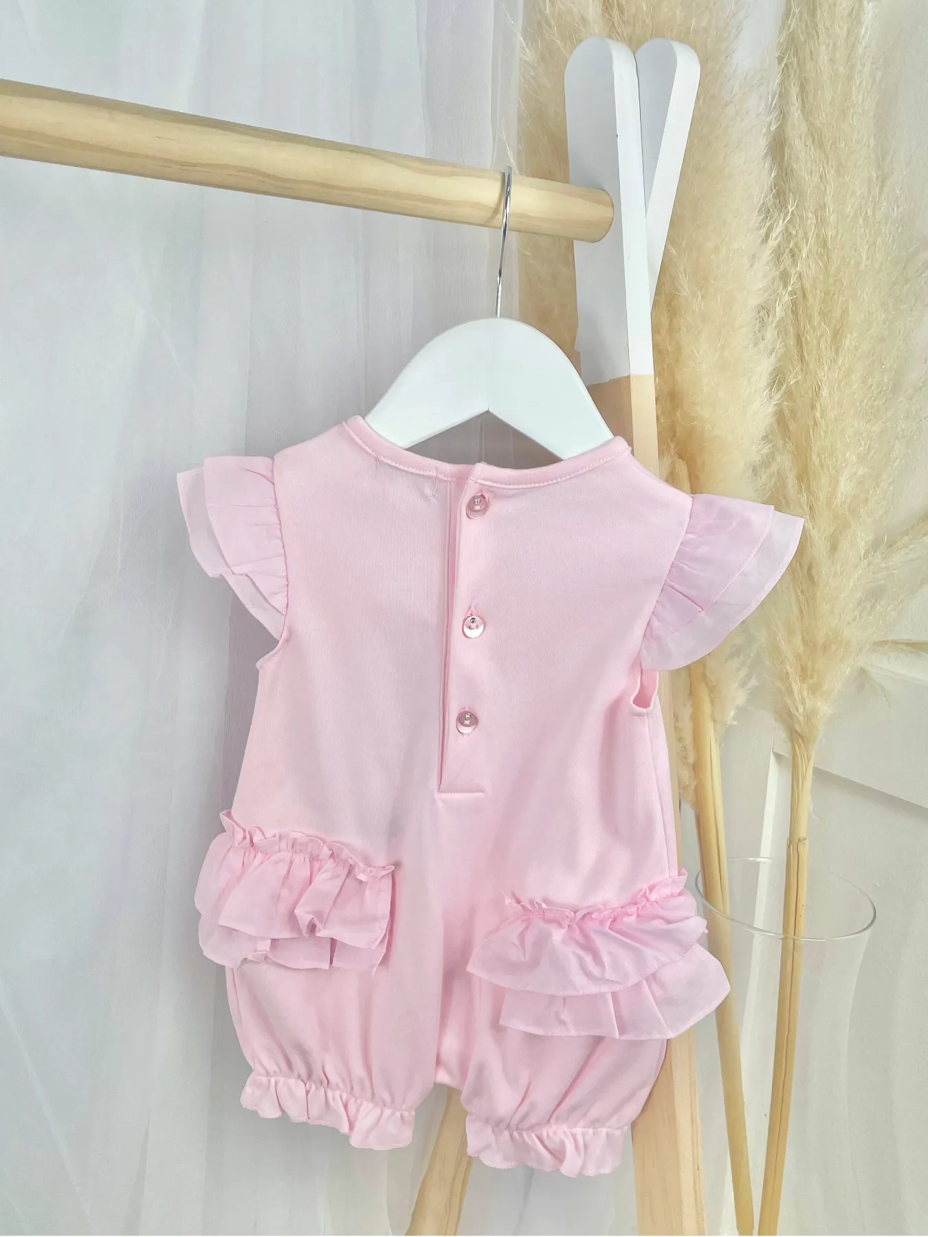 Mintini Baby Girl Sparkle Romper