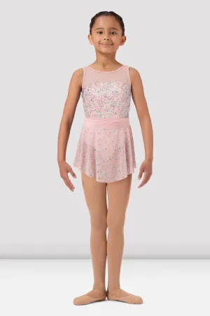 Mirella MS1085C Girls Ditsy Floral Pull On Skirt