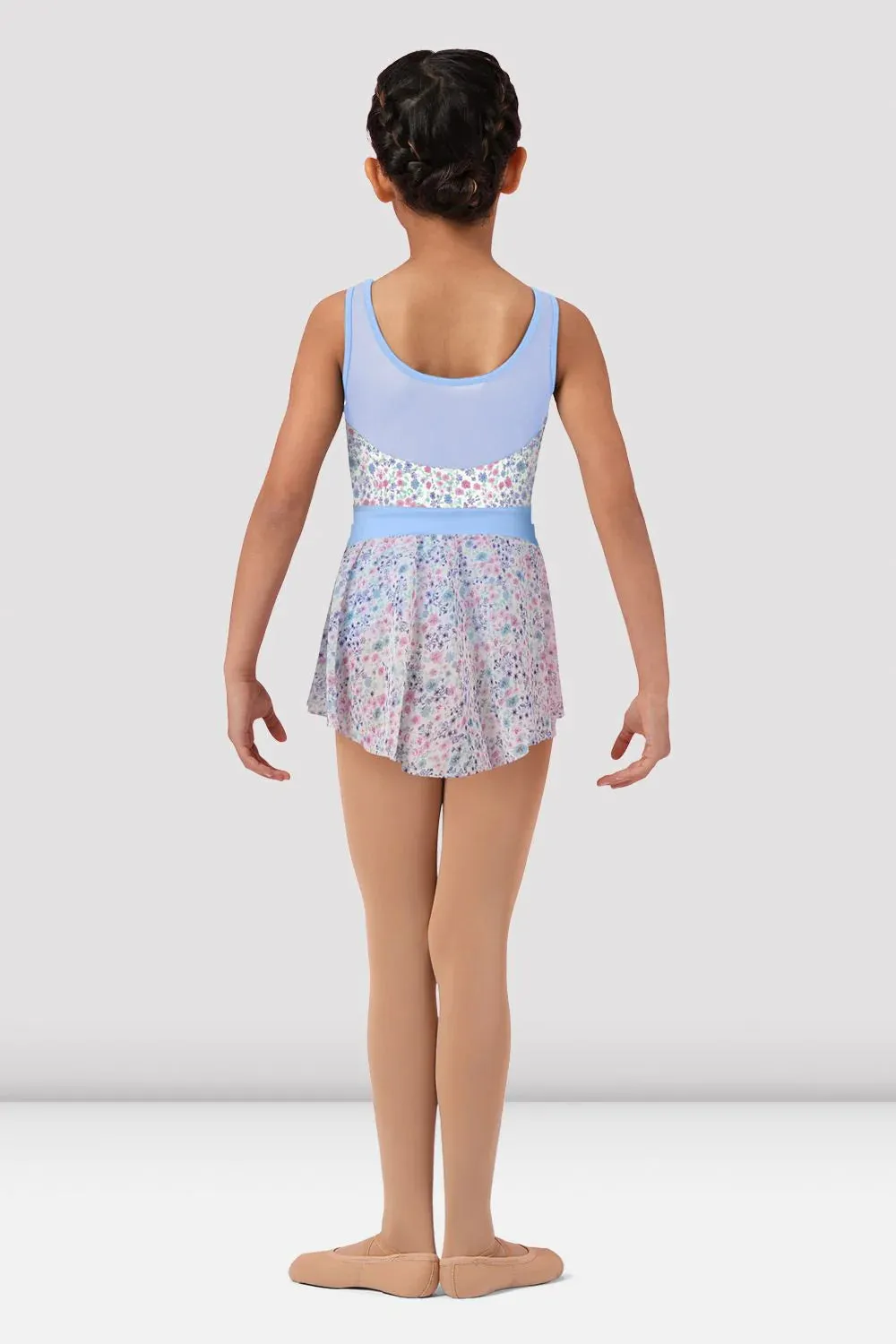 Mirella MS1085C Girls Ditsy Floral Pull On Skirt
