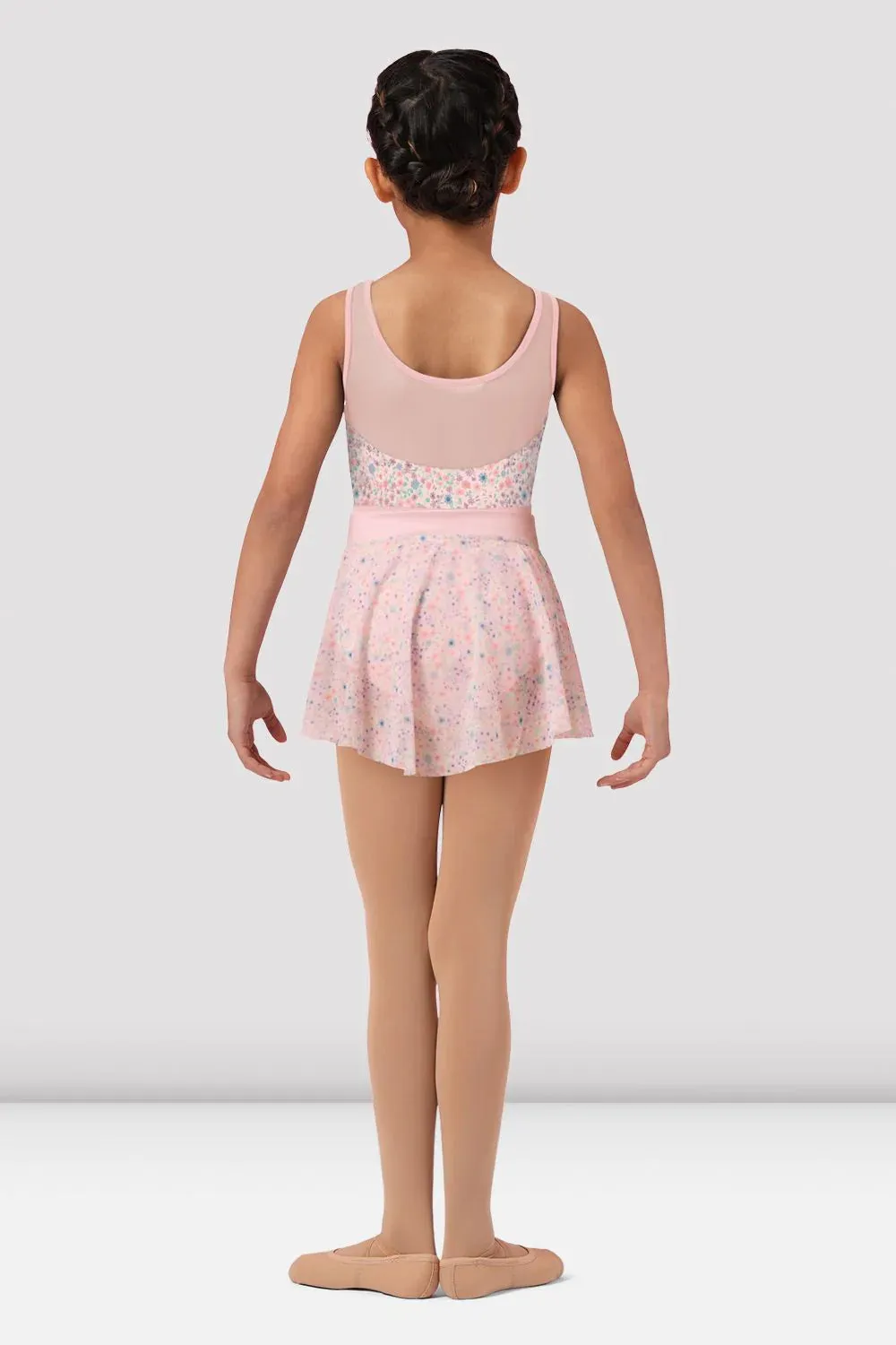 Mirella MS1085C Girls Ditsy Floral Pull On Skirt