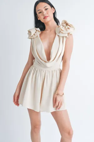 Molly Cowl Neck Romper