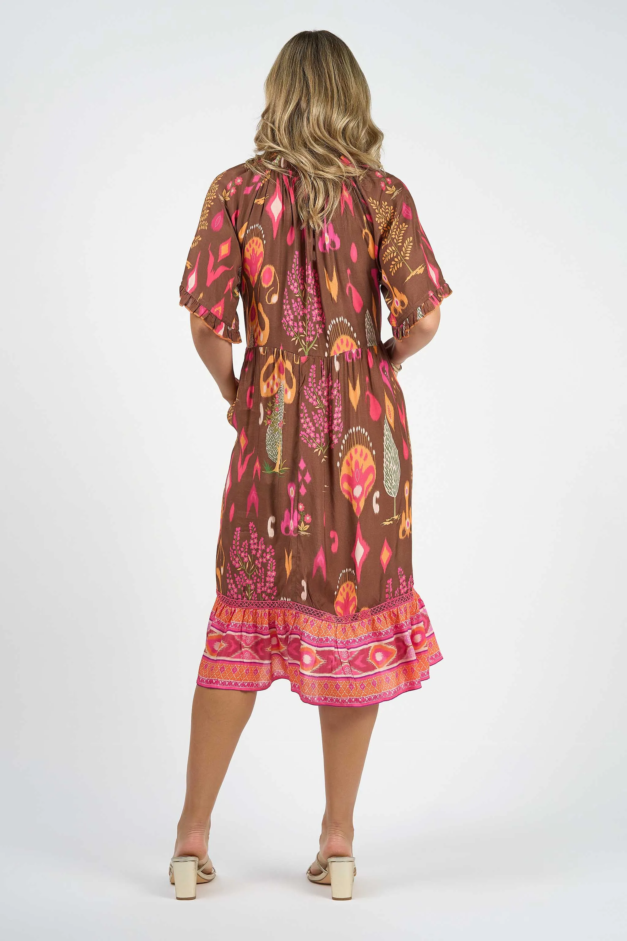Molly Short Sleeve Dress Delta (Outlet - Final Sale Product)