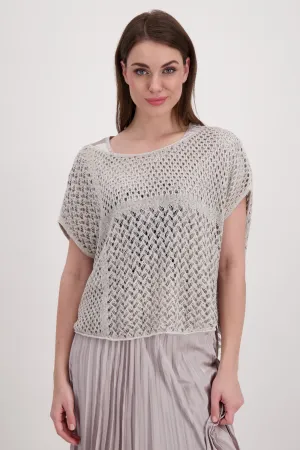 Monari Pullover Poncho Ajour M408091
