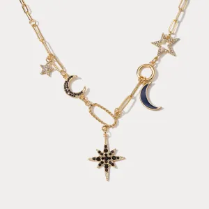 Moon Star Necklace