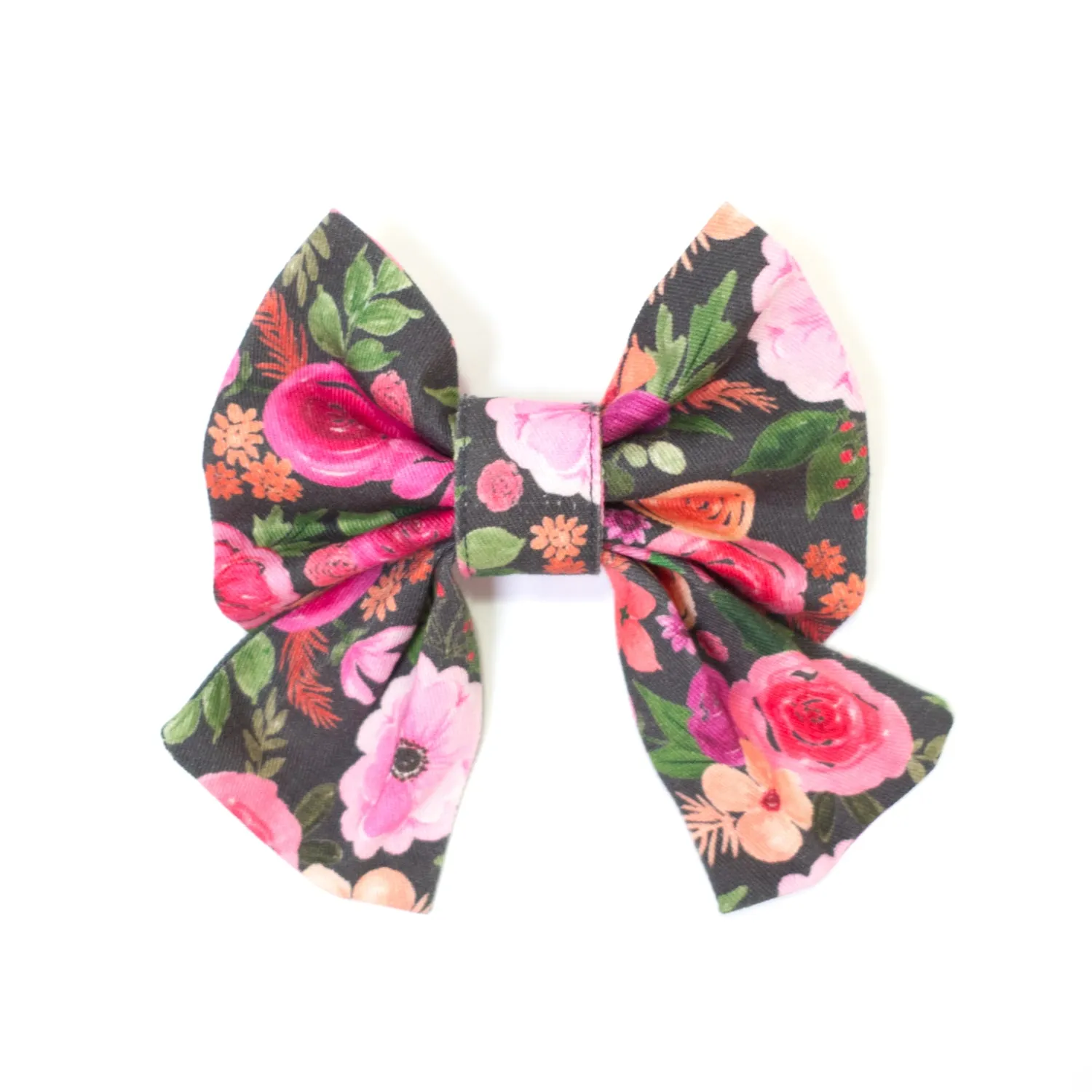 Mulberry Bouquet Reversible Dog Harness   Sailor Bow