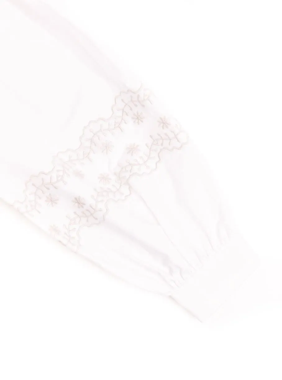 Nicole Miller Embroidery Blouse