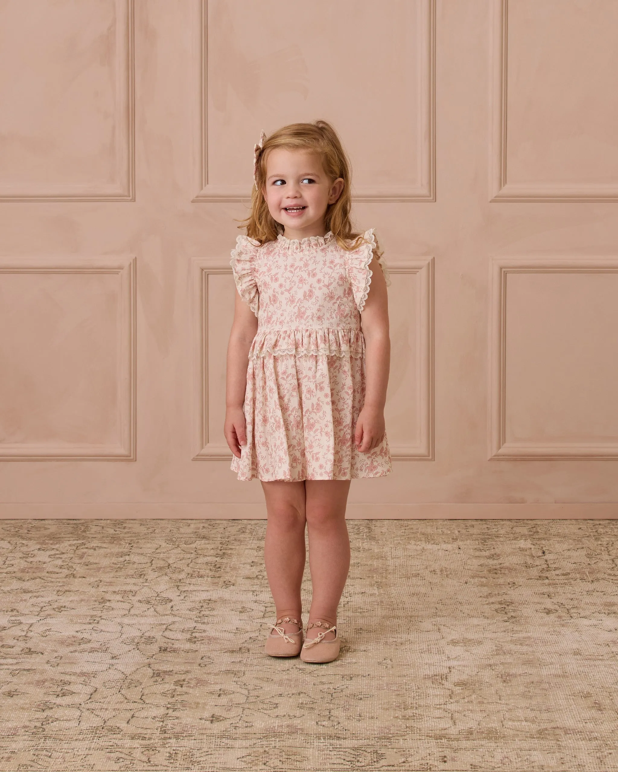 NORALEE Alice Dress | Pink Toile