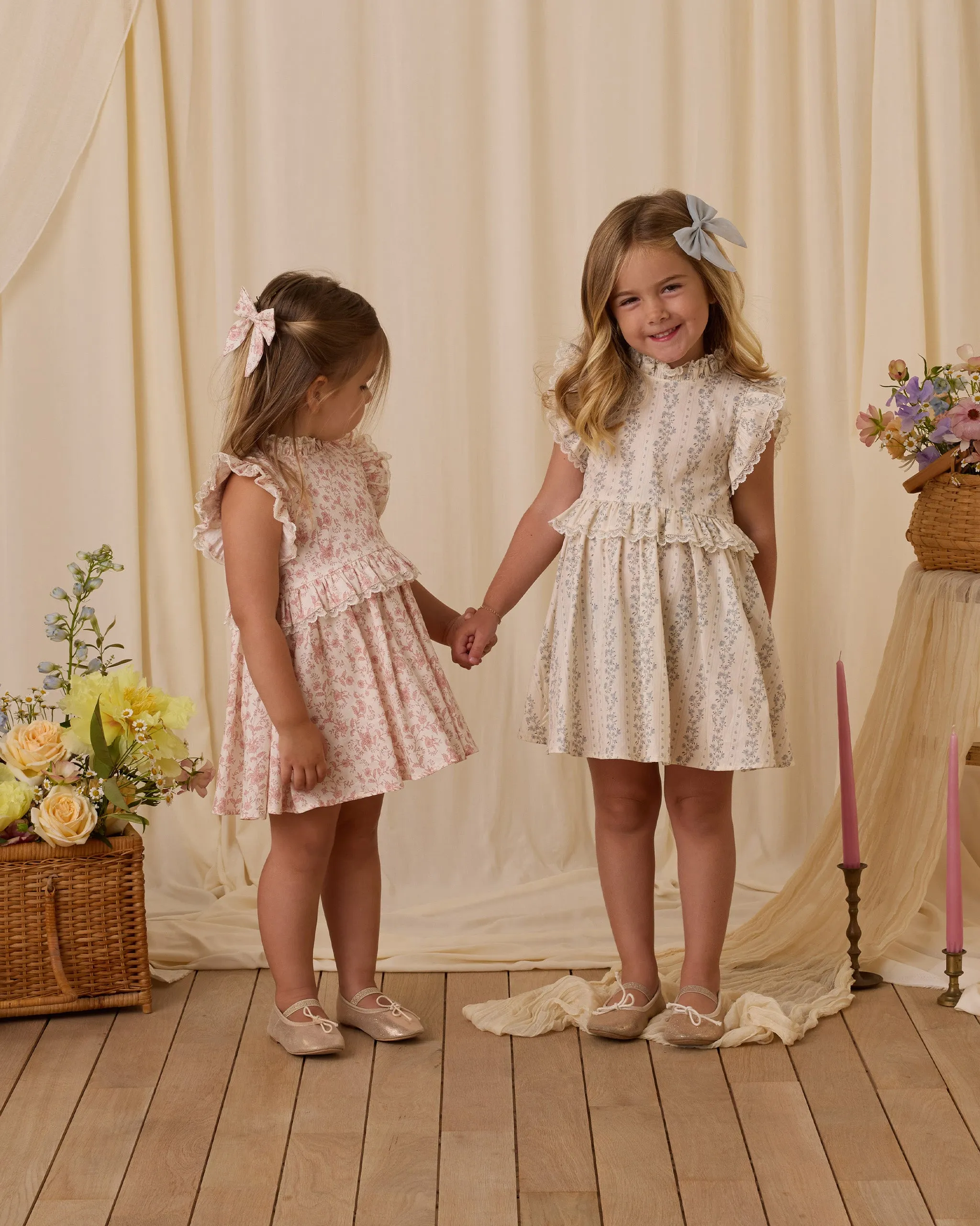 NORALEE Alice Dress | Pink Toile
