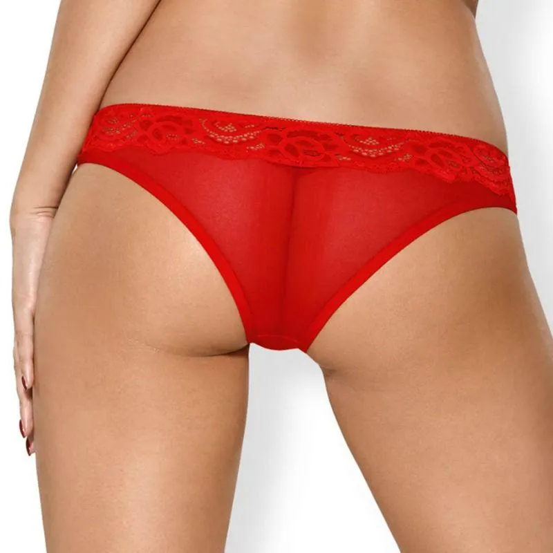 Obsessive - Sexy Lingerie - 829 Panties - S/M - Red