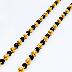 Opulent Charming 22k Gold Baby Bracelet Pair
