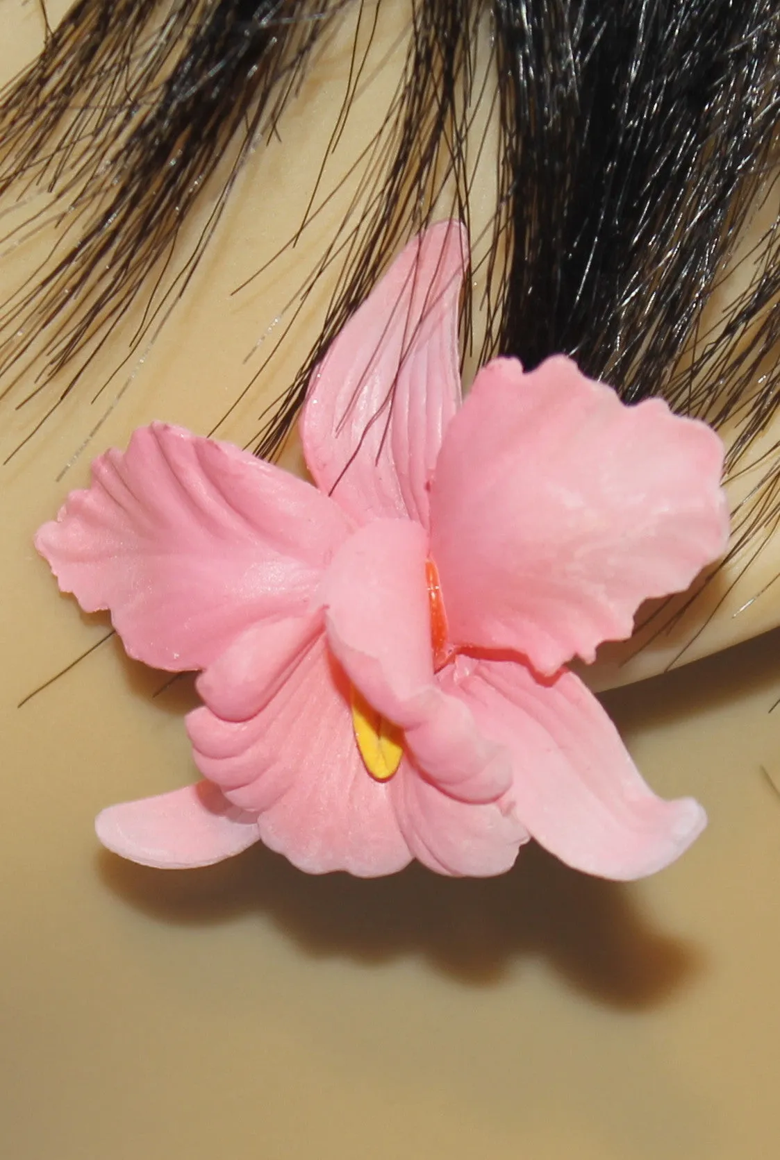 Orchid Flower Earrings