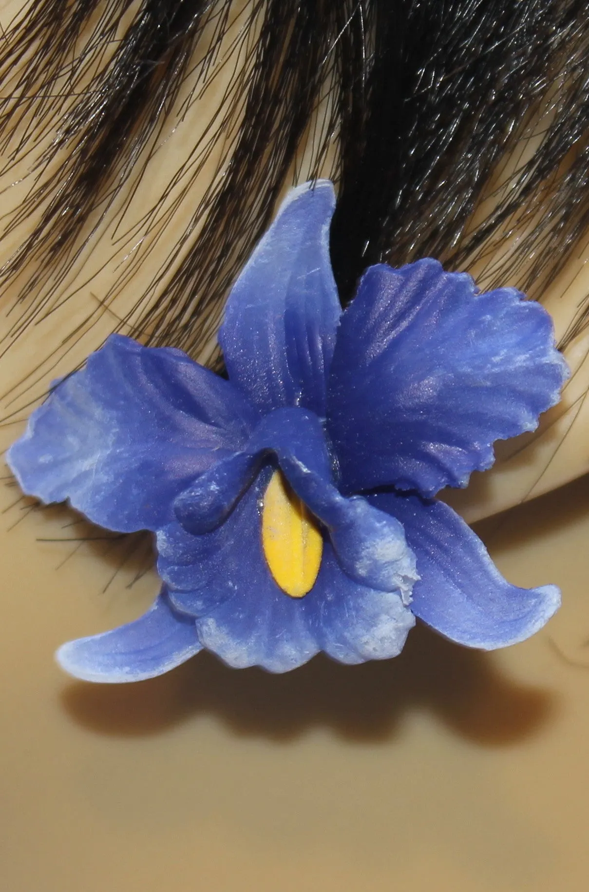 Orchid Flower Earrings