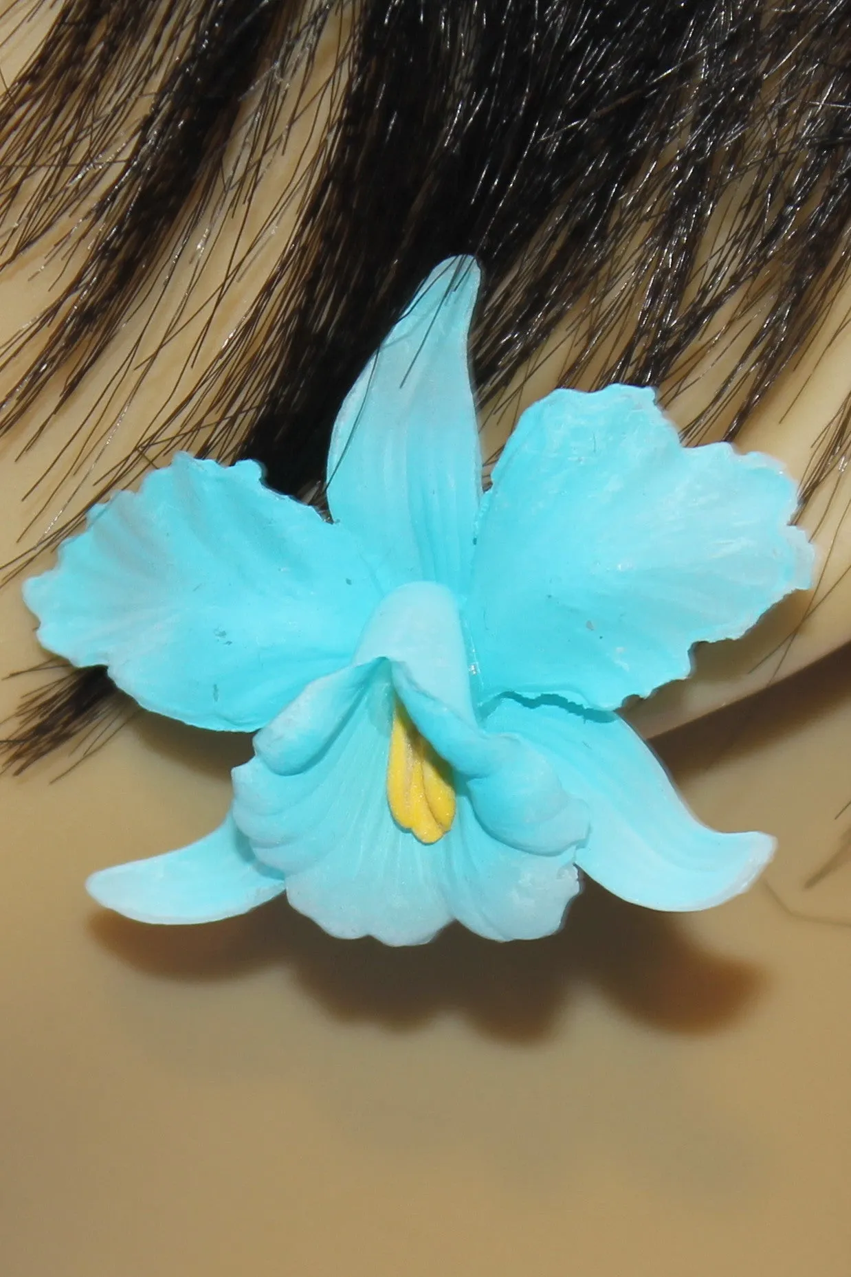 Orchid Flower Earrings