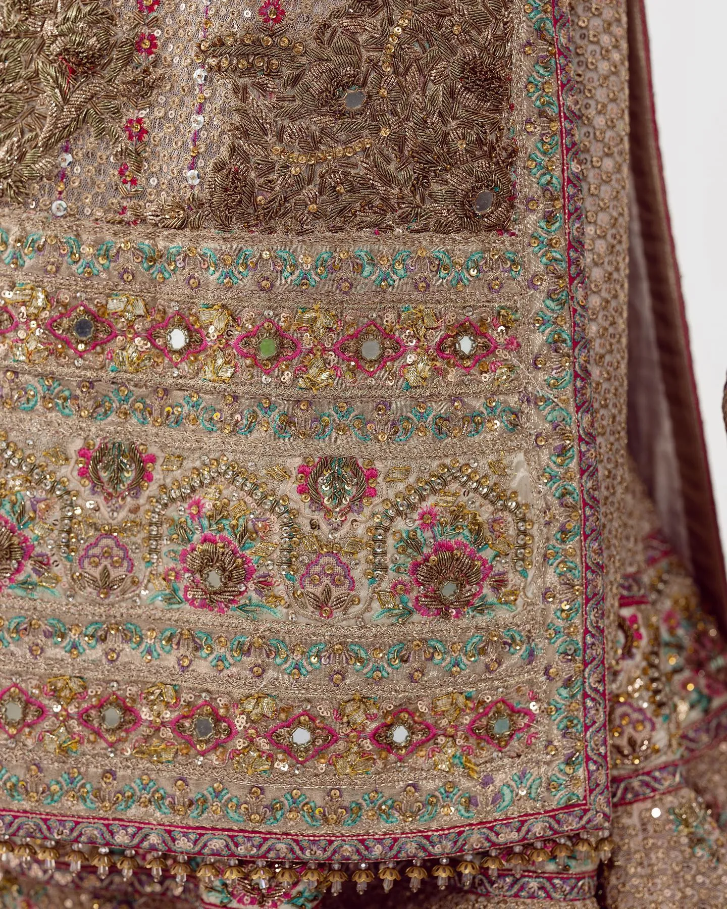 Pakistani Bridal Dress in Royal Gharara Kameez Style