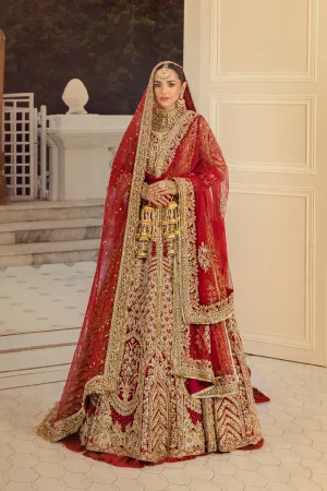 Pakistani Bridal Dress in Wedding Lehenga Choli Style