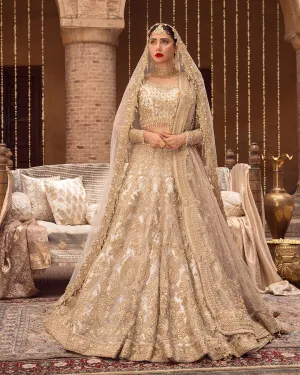 Pakistani Bridal Outfit in Wedding Lehenga Choli Style