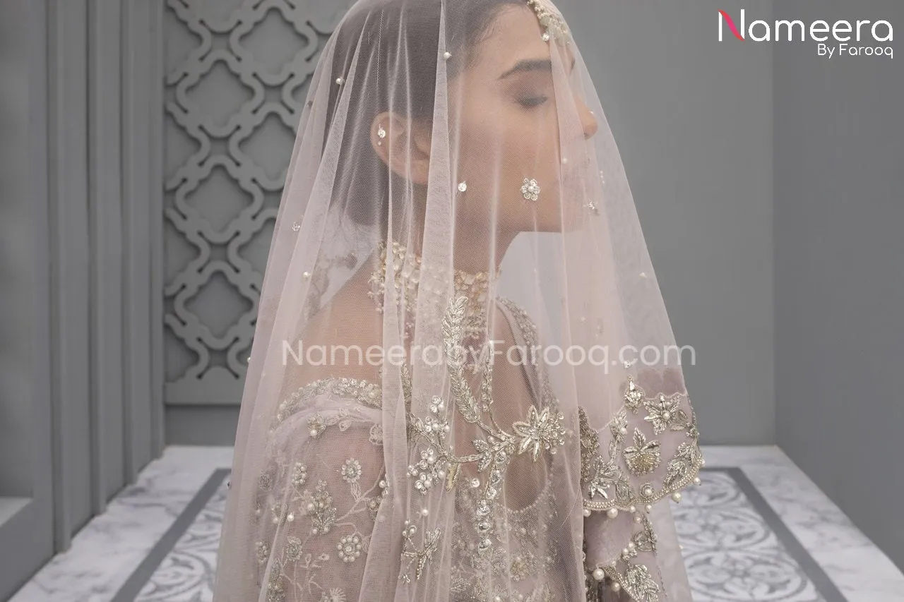 Pakistani Pishwas Bridal Lehenga Dress Online #BS581